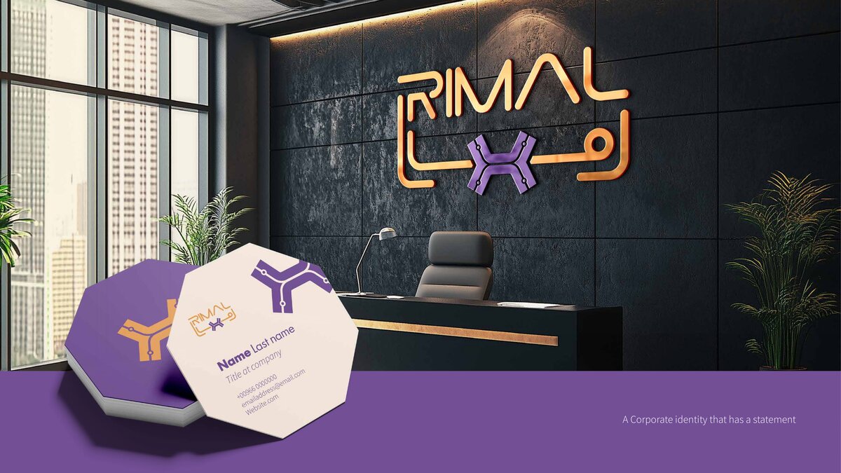 الهوية المؤسسية لرمال إكس - Rimal X Corporate Identity